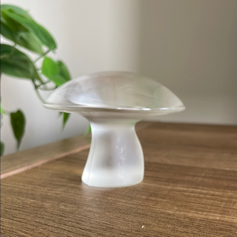 1970’s Viking Glass Mushroom Paperweight